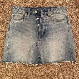 Light blue Jean skirt